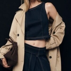 NWT Anthropologie Stylish Denim Women's Top